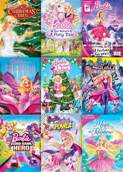 Barbie Movies List In 2024 Barbie Movies List Barbie And Her Sisters Animated Movies