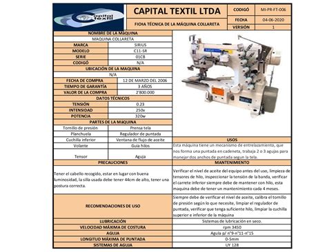 Calaméo REVISTA CAPITAL TEXTIL DE FICHAS TÉCNICAS