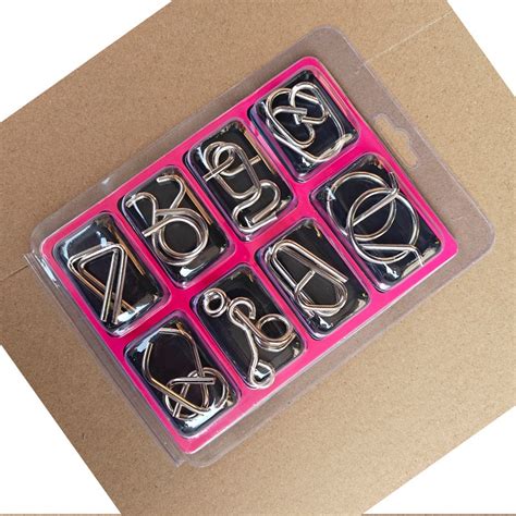 Metal Puzzle Montessori กลเหล็ก เกมปริศนากลเหล็ก ของเล่นฝึกสมอง และ