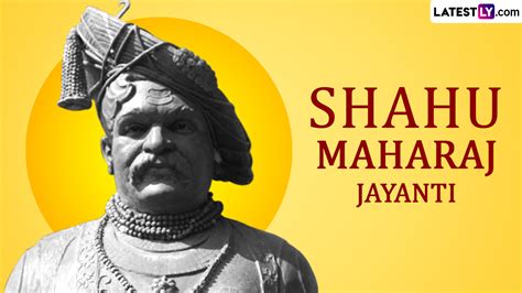 Festivals Events News Rajarshi Shahu Maharaj Jayanti Marathi