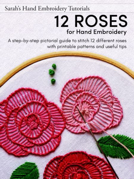 Flower Embroidery Granitos Stitch Sarahs Hand Embroidery Tutorials