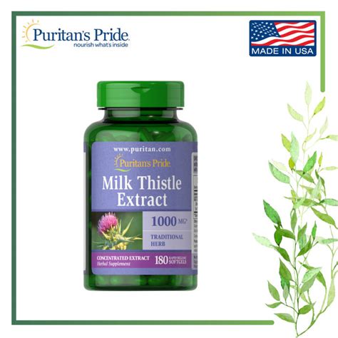 Puritan S Pride Exp Milk Thistle Mg Extract