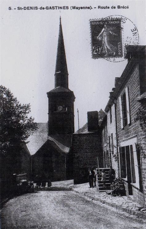 Photos Et Carte Postales Anciennes De Saint Denis De Gastines Mairie