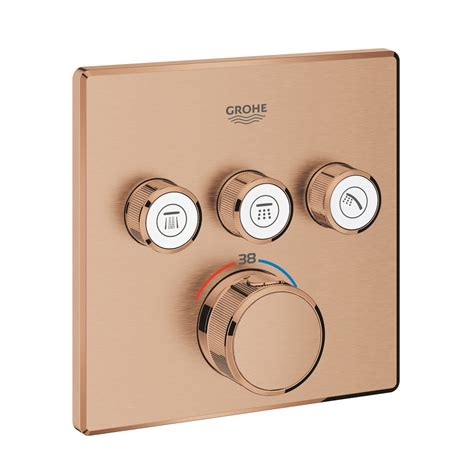 Grohtherm SmartControl Unterputz Thermostat Mit 3 Absperrventilen