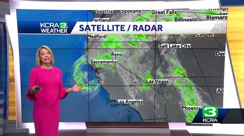 Tracking Hilary as it moves through California