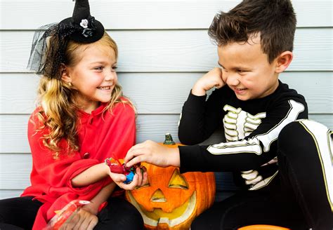 kids  halloween party royalty  stock photo