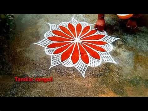 Vaigasi Madham Traditional Special Beautiful Padi Kolam Beginners