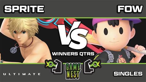 Game Nest Smash It Up Sprite Shulk Vs Fow Ness Winners Qtrs