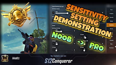 Ads Sensitivity Setting Pubg Mobile Full Demonstration Anubis V