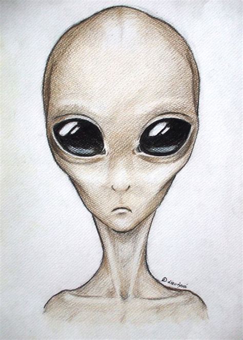 Alien Gray Extraterrestrial Alien Drawings Alien Art Ufo Art