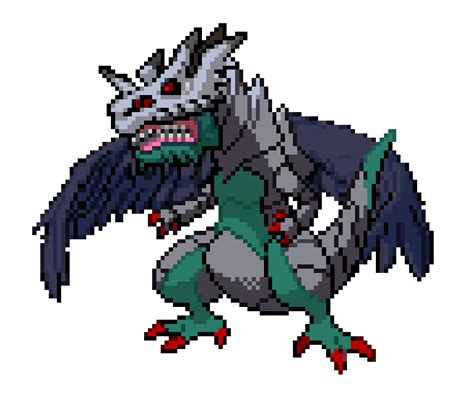 Digimon Pokemon Sprite Fusions On Sprites Fused Deviantart