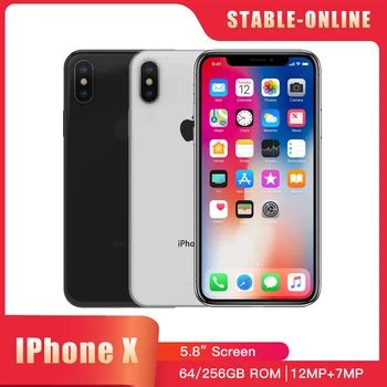 Original IPhone X 4G LTE Mobile Phone 3D Touch NFC 3GB RAM 64GB 256GB