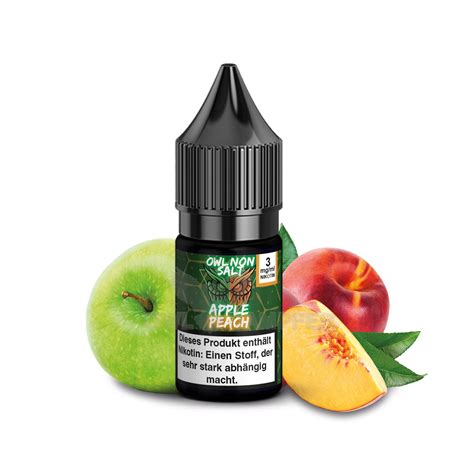 OWL Non SALT Liquid Apple Peach 10 Ml 4 99