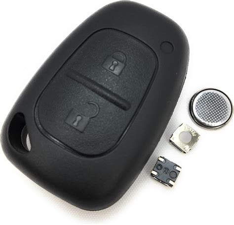 Diy Repair Kit Compatible For Vauxhall Renault Nissan 2 Button Remote Key Refurbishment