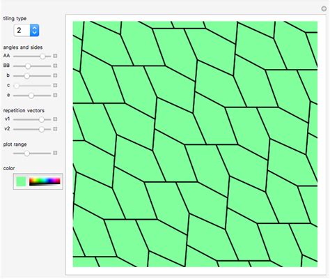 Pentagon Tilings - Wolfram Demonstrations Project