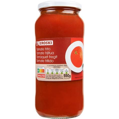 Tomate Frito Eroski Frasco 550 G