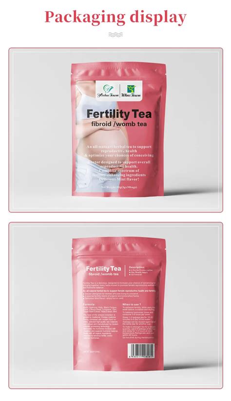 Detox Fertility Natural Ingredients Womb Tea Regulating Hormones Replenishing Female Fertility