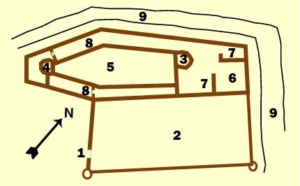 Plan Du Chateau D Andlau