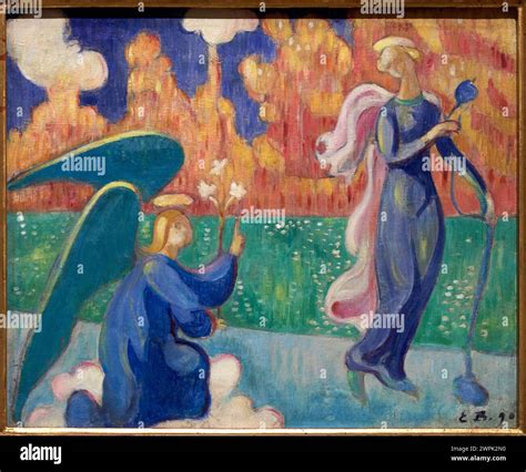 Mile Bernard The Annunciation Stock Photo Alamy