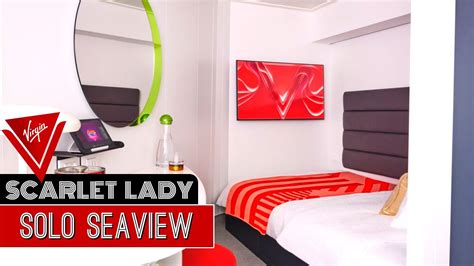 Solo Sea View Virgin Voyages Scarlet Lady Full Walkthrough Room Tour And Review 4k Youtube