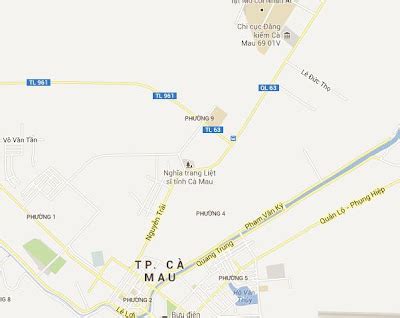 Ca Mau tourist map | Ca Mau Vietnam tourist maps