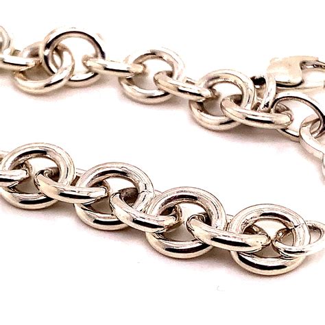 Tiffany And Co Estate Sterling Silver Bracelet 355 Grams For Sale At