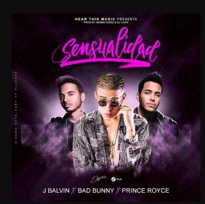 Sensualidad Bad Bunny Prince Royce J Balvin Hot Sex Picture