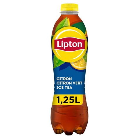 Livraison Domicile Lipton Ice Tea Saveur Citron Citron Vert L