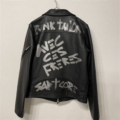 目立った傷や汚れなし定価15万 ART COMES FIRST ライダースジャケット レザージャケット 36 検 raf simons