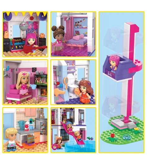 Barbie Mega Bloks Set De Joaca Dreamhouse Barbie Color Reveal Jocuri