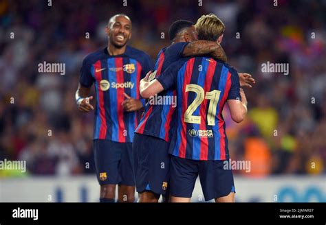 Barcelona Spain August Fc Barcelona V Pumas Unam Frenkie De