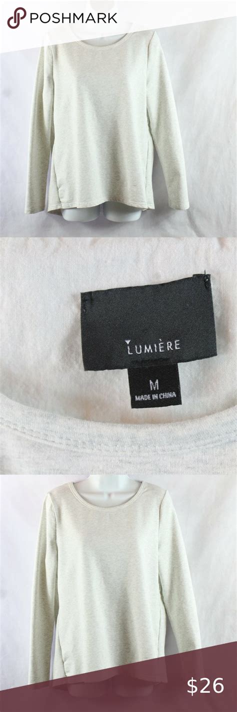 Lumiere Split Back With Eyelet Pull Over Sweater Grey Cotton Splits