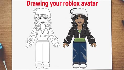 Drawing Roblox Avatars 140 Youtube