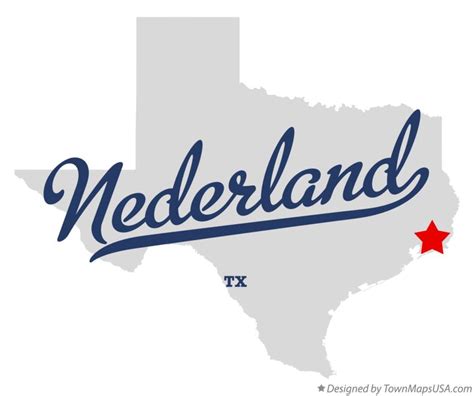 Map of Nederland, TX, Texas