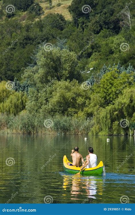 Canoe adventure stock image. Image of couple, discovering - 2939851