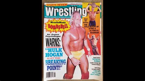 Sports Review Wrestling May Hulk Hogan Sting Ultimate Warrior