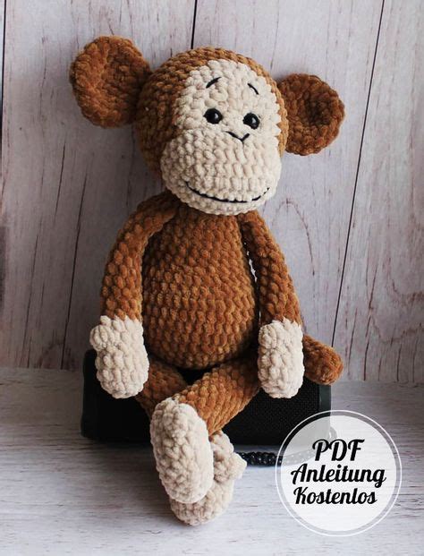 S Er Affe Aus Pl Sch Amigurumi Pdf Anleitung Kostenlos