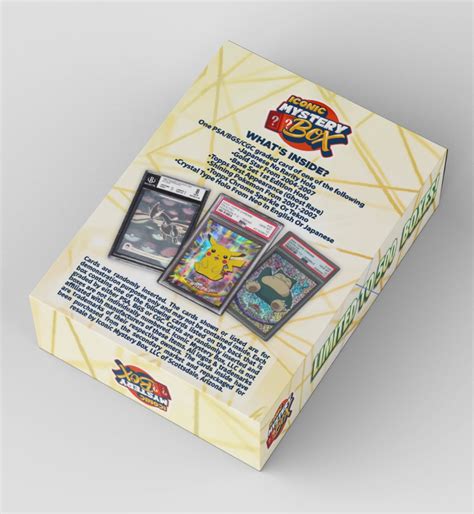 Iconic Mystery Box Graded Pokemon Box PSA BGS CGC Town Green