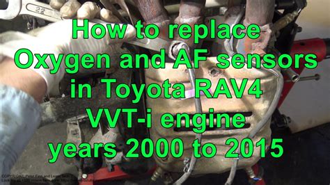 Toyota Rav Oxygen Sensor Location