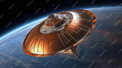 Premium AI Image | Spacecraft reentry heat shield design