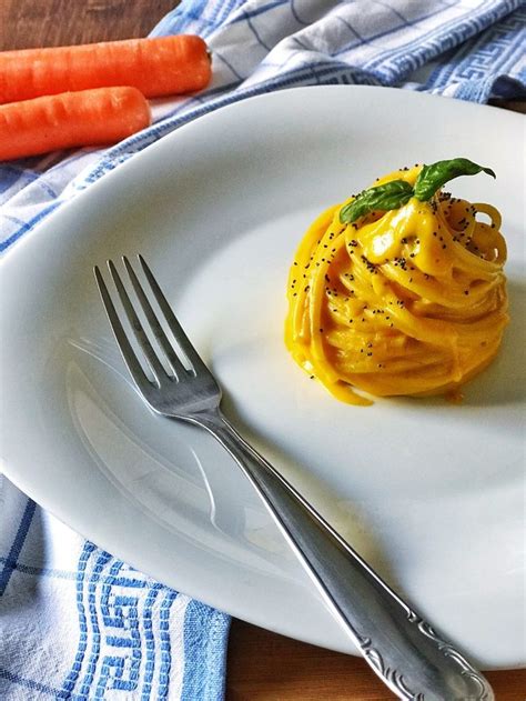 SPAGHETTI IN CREMA DI CAROTE Ilpugliesechecucina Ricetta Piatti