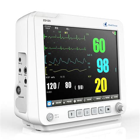 Monitor Multiparam Trico Compacto Zd Heal Force De Ecg Resp