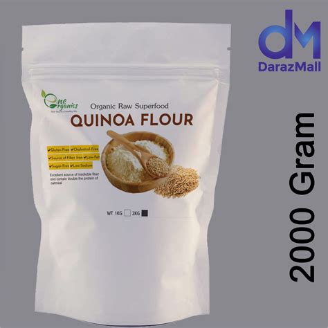 Organic Quinoa Flour Kg Gluten Free Weight Loose Atta Gm Price In