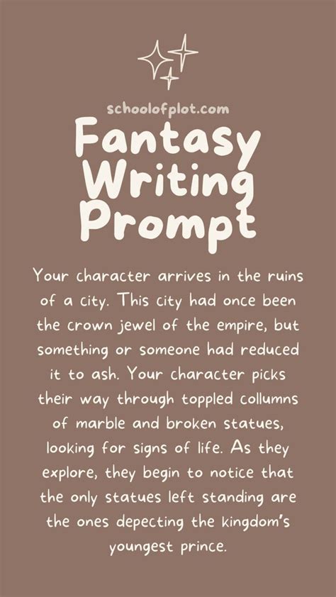 Fantasy Writing Prompt Prince Book Idea Dialogue Generator Plot