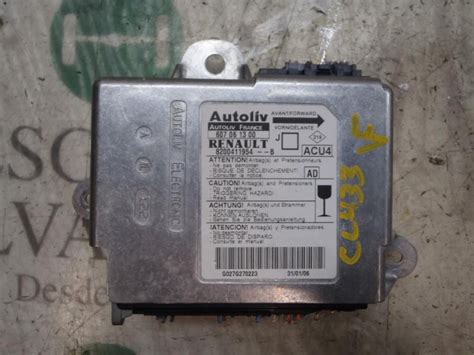 Ecu Airbags Renault Sc Nic Ii Jm Dci Jm E Jm B