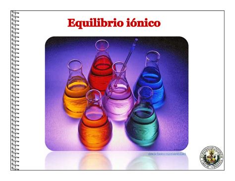 Equilibrio Ionico - Equilibrio iónico, teoría ácido-base, p H y p OH - ciencia-basica ...