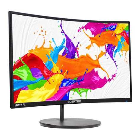 Sceptre C248w 1920r 24 Curved 75hz Gaming Led Monitor Full Hd 1080p