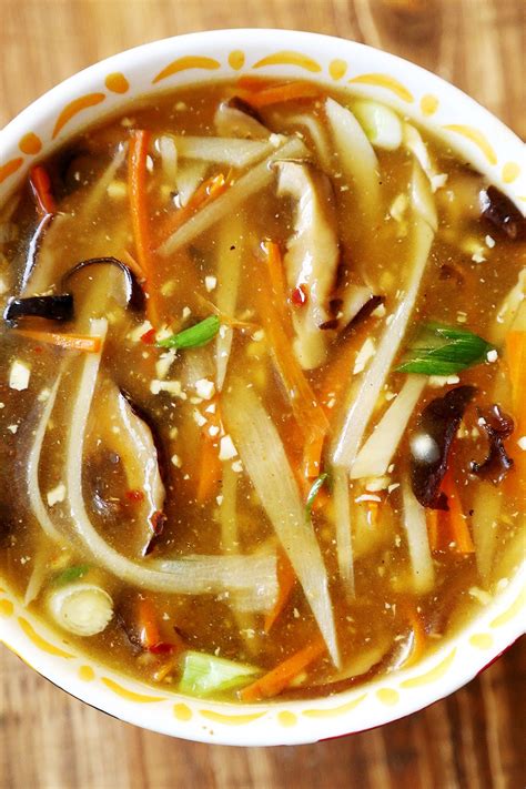Restaurant Style Chinese Hot And Sour Soup Vegan Stew Recipes Whole Food Recipes Vegetarian