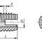 Gewindeeinsatz 07652 norelem Éléments standard mécaniques