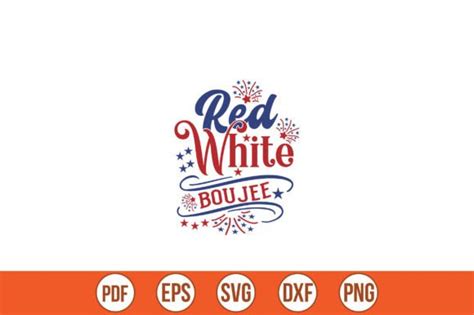 Red White Boujee Svg Graphic By Bokkor777 Creative Fabrica